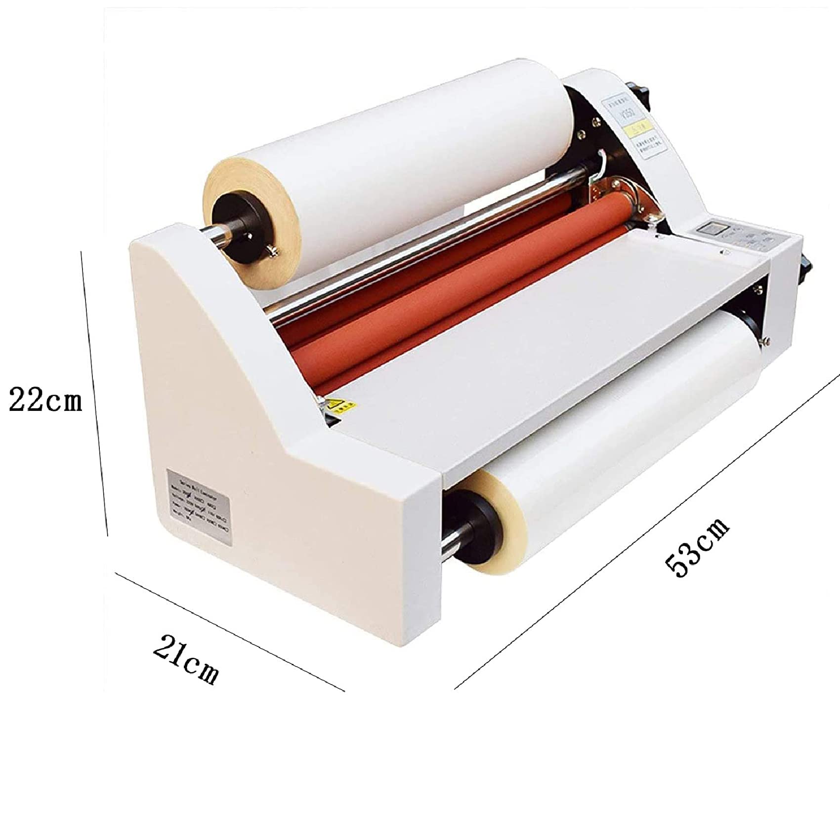 Macchina Laminata, Laminatorio Termico Singolo E Doppio con Display LED di Controllo della Temperatura Elettronica per Ufficio, Casa E Scuola