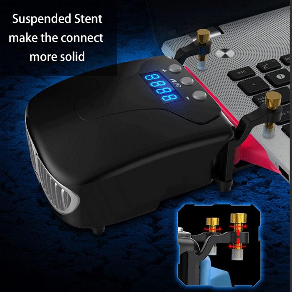 Laptop Cooling Vacuum Fan External Silent Ice Notebook Cooler Digital Display Adjustable Smart Model