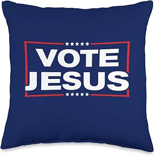 Vote Jesus 2024 - Christian Political Throw Pillow