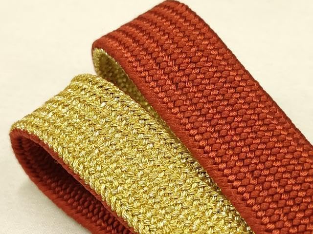 和装小物 上質な帯締め 北山工房 高麗組 綾出し 金糸 撚り房 共箱付き