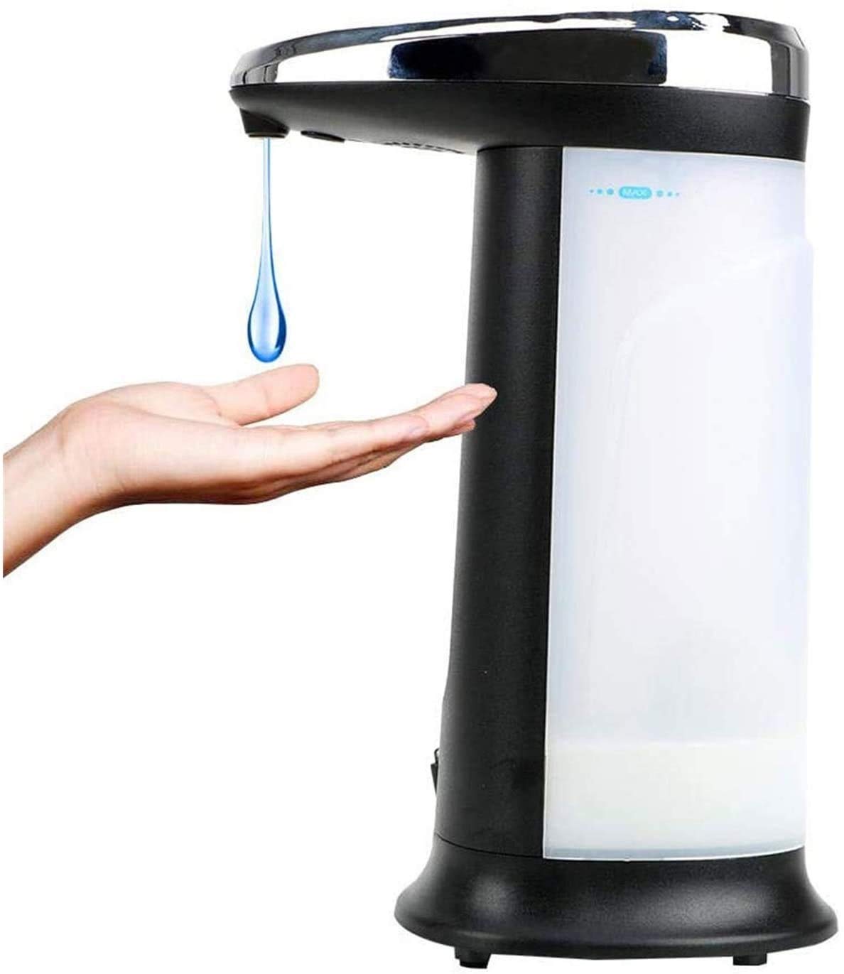 Distributore di sapone, distributore di sapone automatico touchless, distributore di sapone a mani libere a portata di movimento a infrarossi, distributore di sapone a mani libere, per uso domest