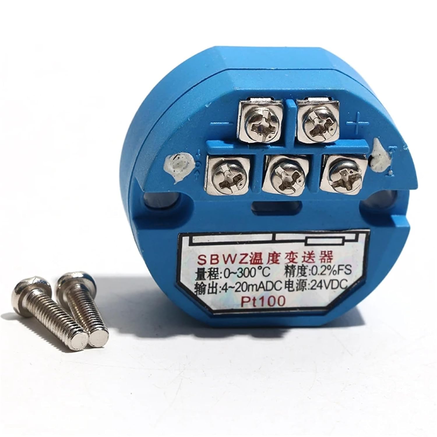 Temperature Transmitter Module PT100 Thermal Resistor Output 4-20mA 50/100/150/200/300/400/500Degree 1Pcs(0-100 Degree)