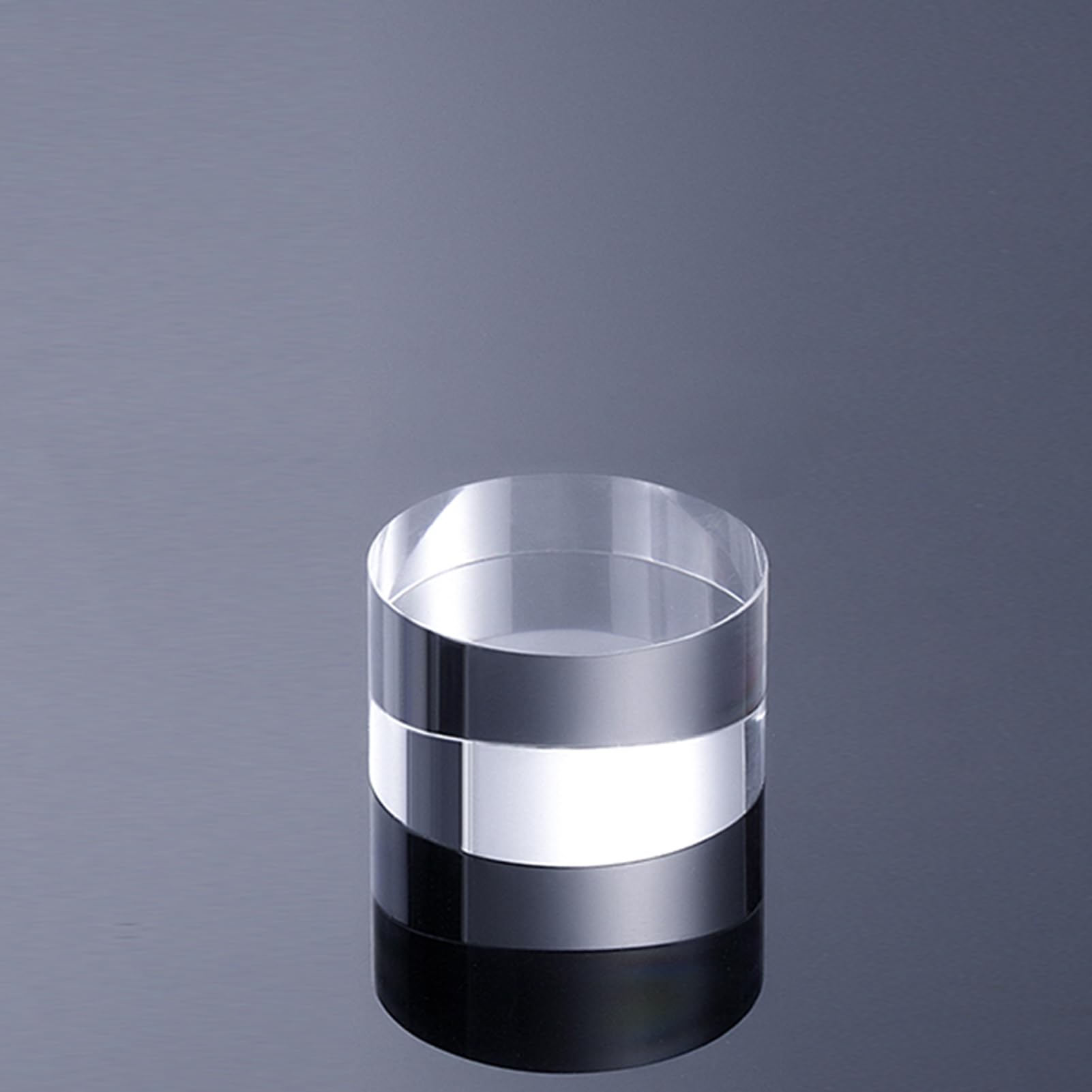 LCUVIMPEX Square Glass Display Stand, Acrylic Square Display Cubes And Cylinders 3-20cm(3cm)