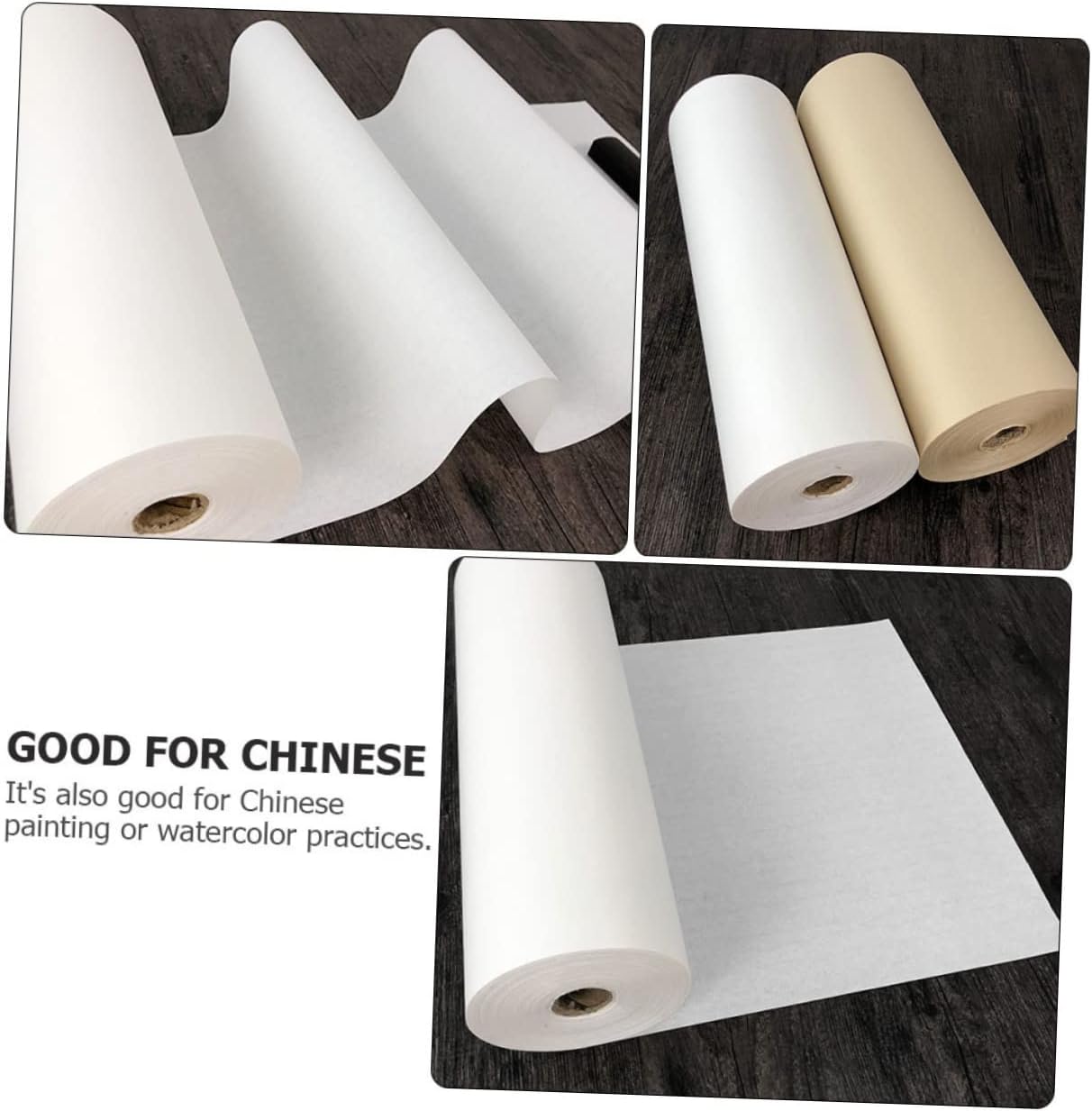 HOODANCOS 1 Roll Thickened Xuan Rice Paper Writing for Calligraphy Painting Sumi DIY Art Paper