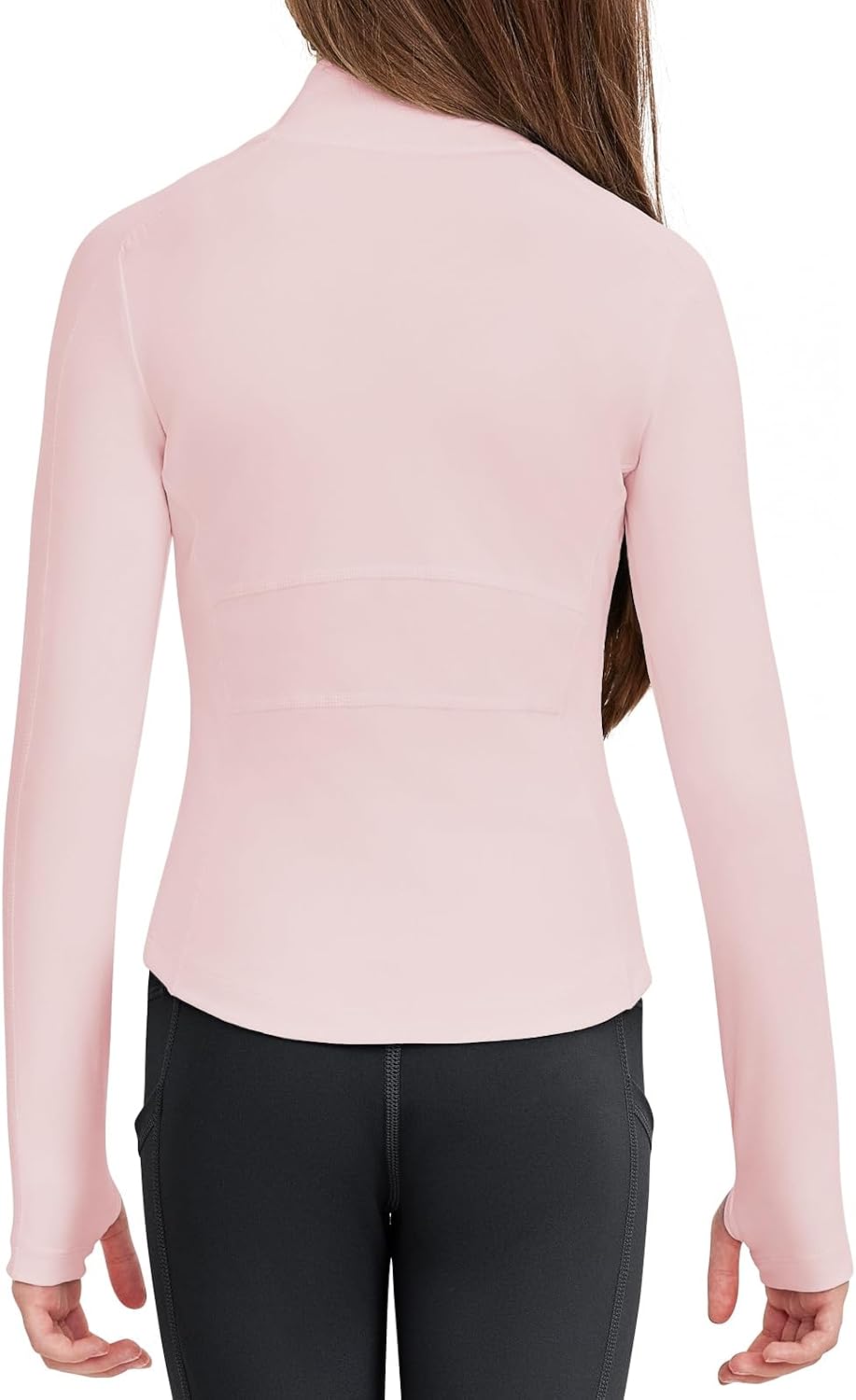 Girls Zip Up Athletic Lightweight Jackets for Girl 6-15 Years