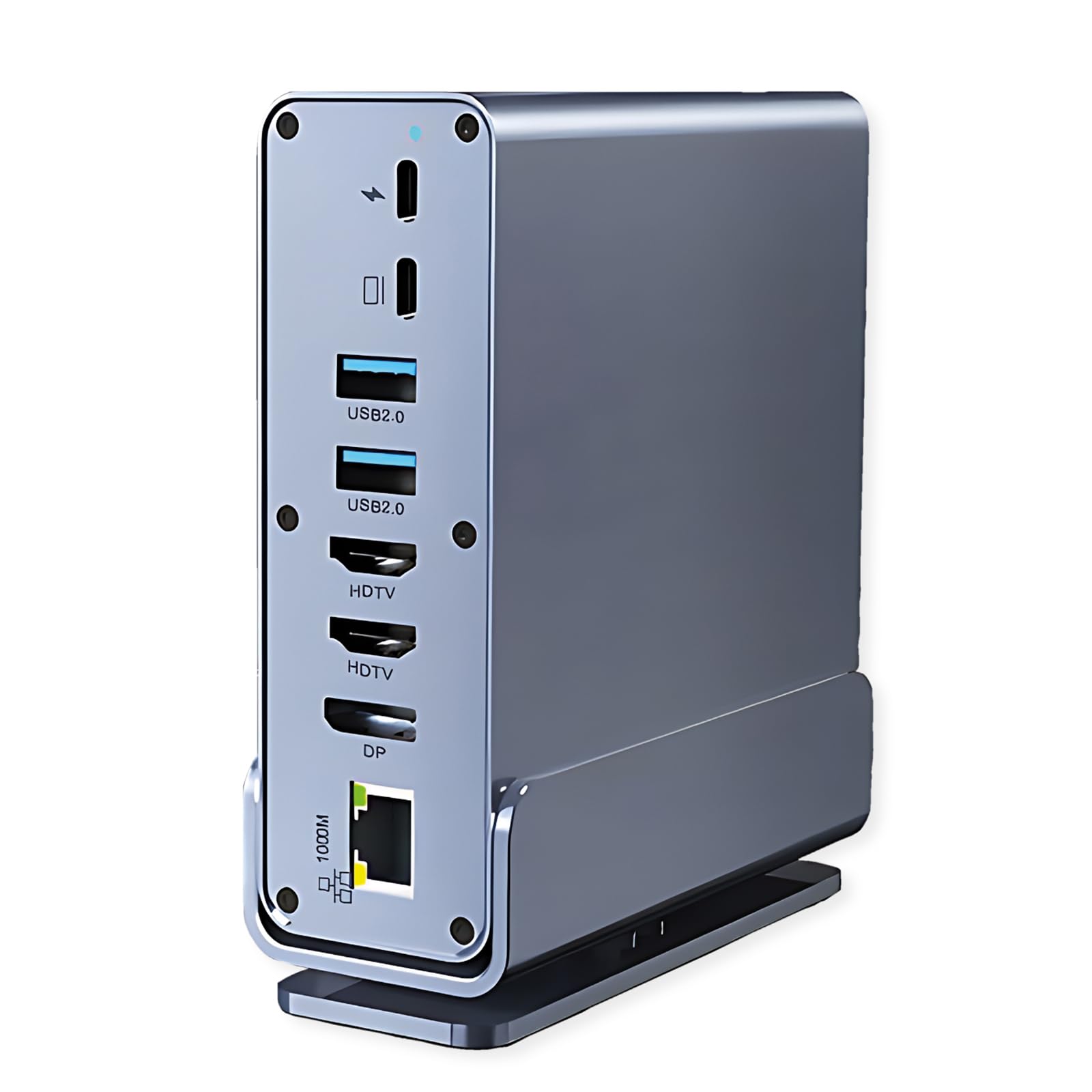 VALUE Stacja dokująca USB-C 16 w 1, HDMI/DP 4K60, Gigabit Ethernet, USB-A, USB-C, PD, SD/microSD, Audio