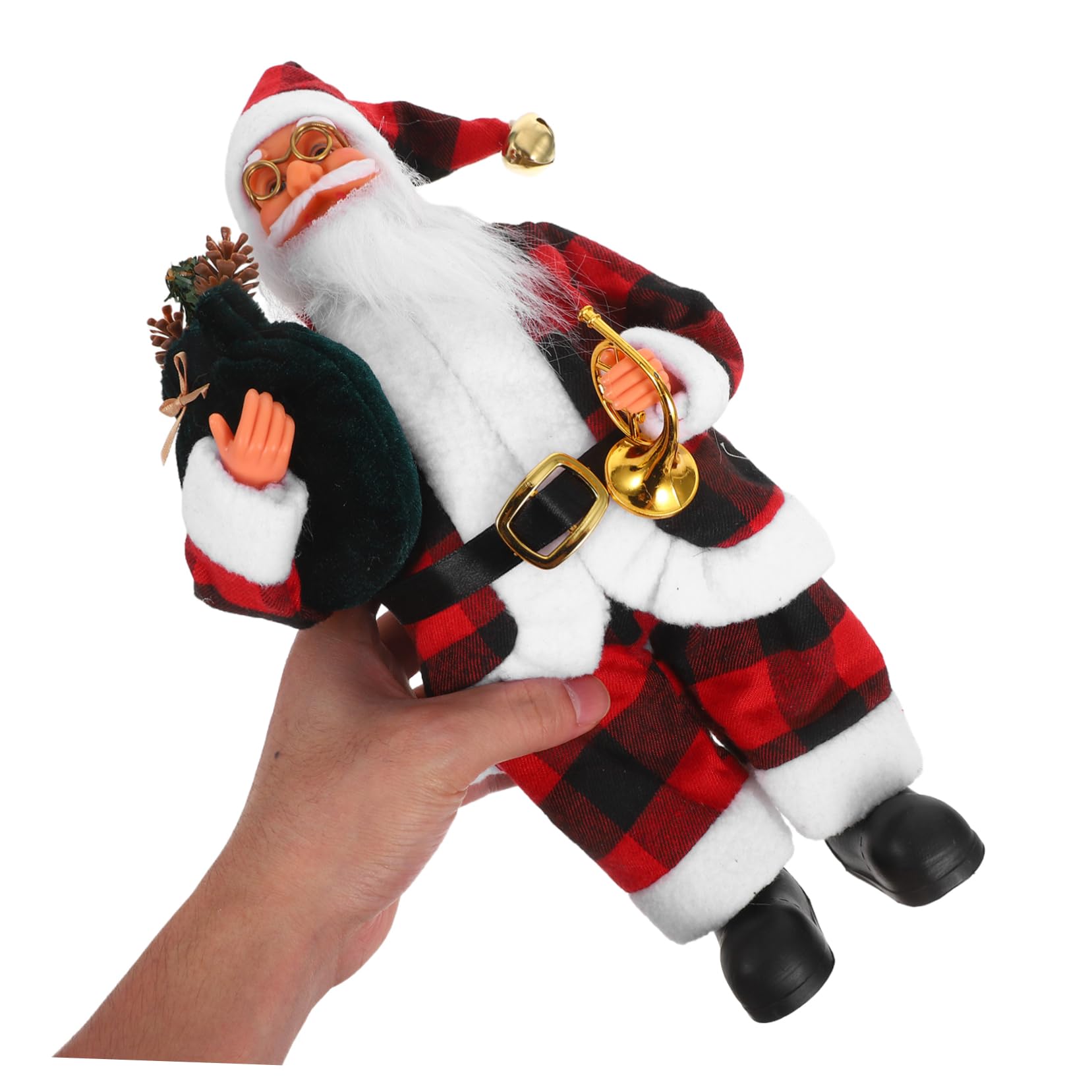 Alipis Statuetta di Babbo Natale Natalizia Decorazione da Tavolo a Forma di Babbo Natale per Esposizione per Feste per Casa e Ufficio