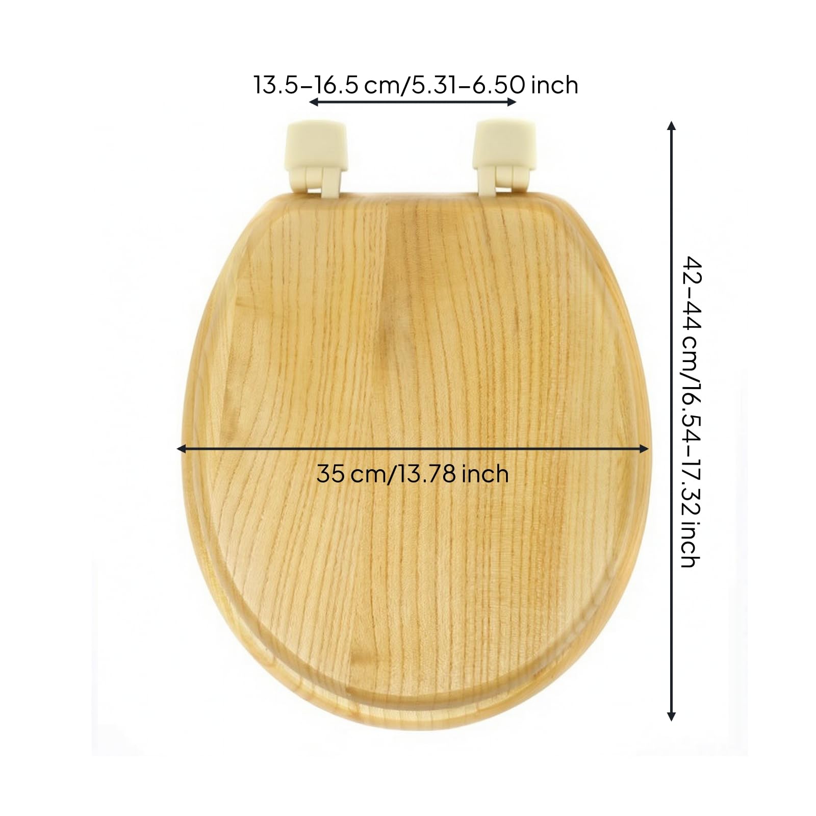 Sedile WC Legno Venatura Naturale