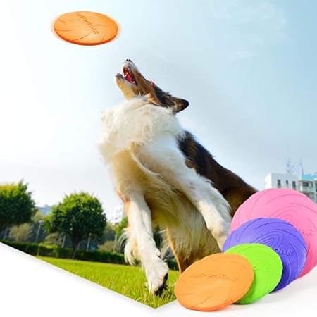 Amazon Yumenomi 犬用 フリスビー フライングディスク やわらかい おもちゃ 4個 セット ソフト シリコン 中型犬 小型犬 に Sサイズ Yumenomi 投げるおもちゃ 通販