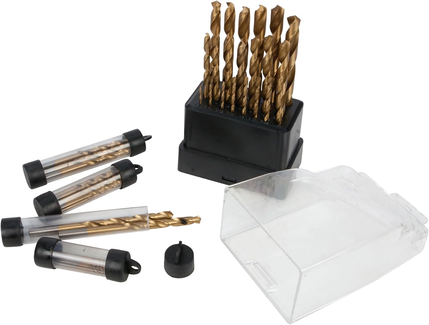 Performance Tool W9012 63pc Titanium Drill Bit Set