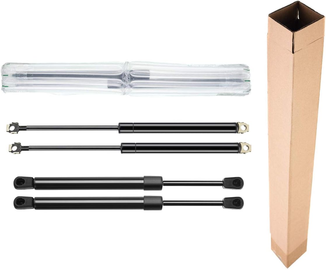A-Premium Hood and Tailgate Lift Supports Shock Struts Gas Spring Damper Compatible with BMW E36 318i 1992-1998 318iS 325i 328i M3 Sedan 4-PC Set