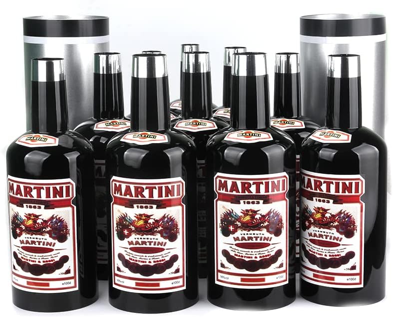 SUMAG Multiplying Bottles/Moving Increasing Bottles 10 Bottles Pured Liquid Magic Tricks Stage Gimmick Mentalism Illusion Magic for Professional Magician