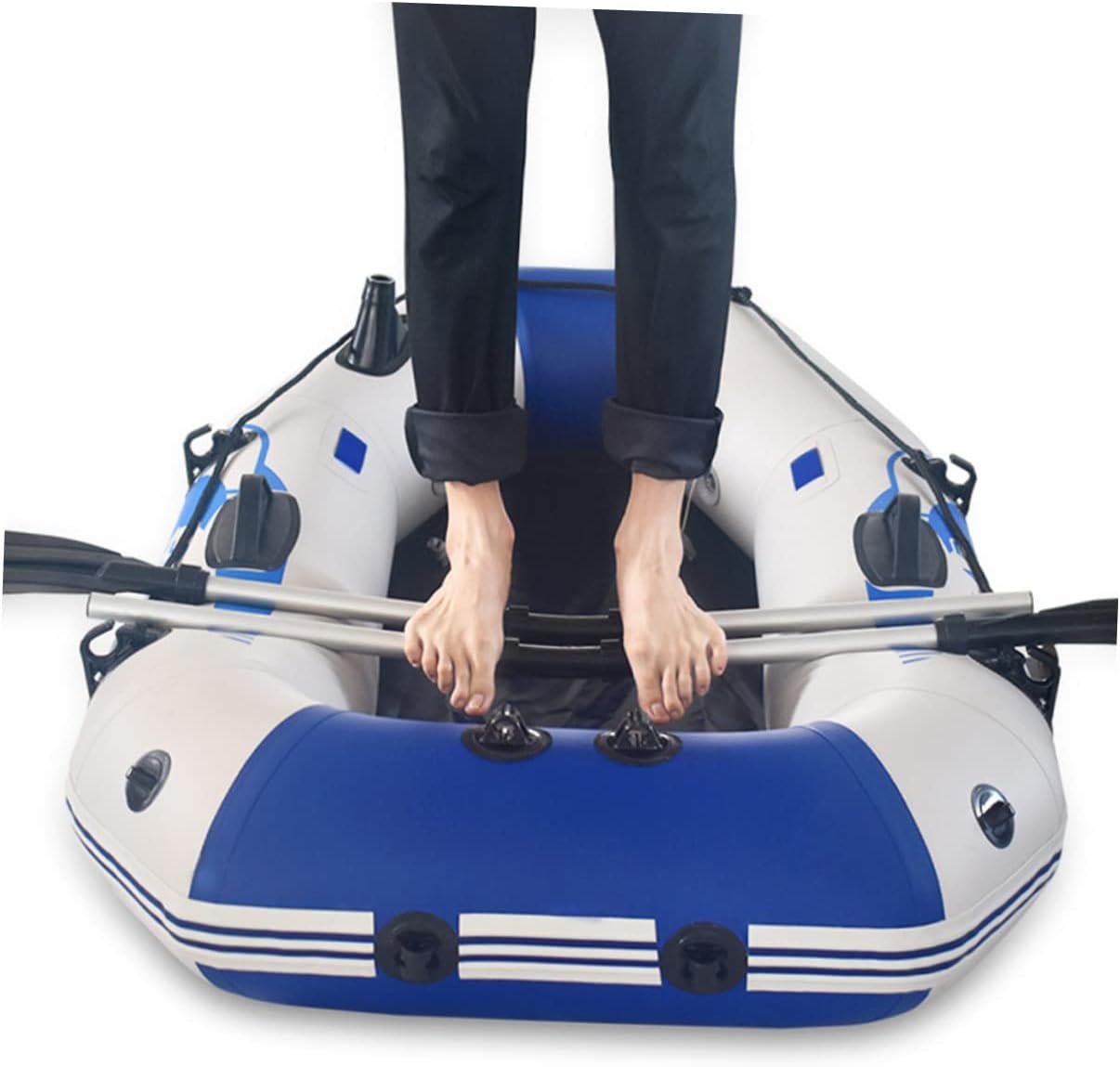 2pairs Aluminum Alloy Boat Oars Detachable Paddles for Kayak Canoe Rowing