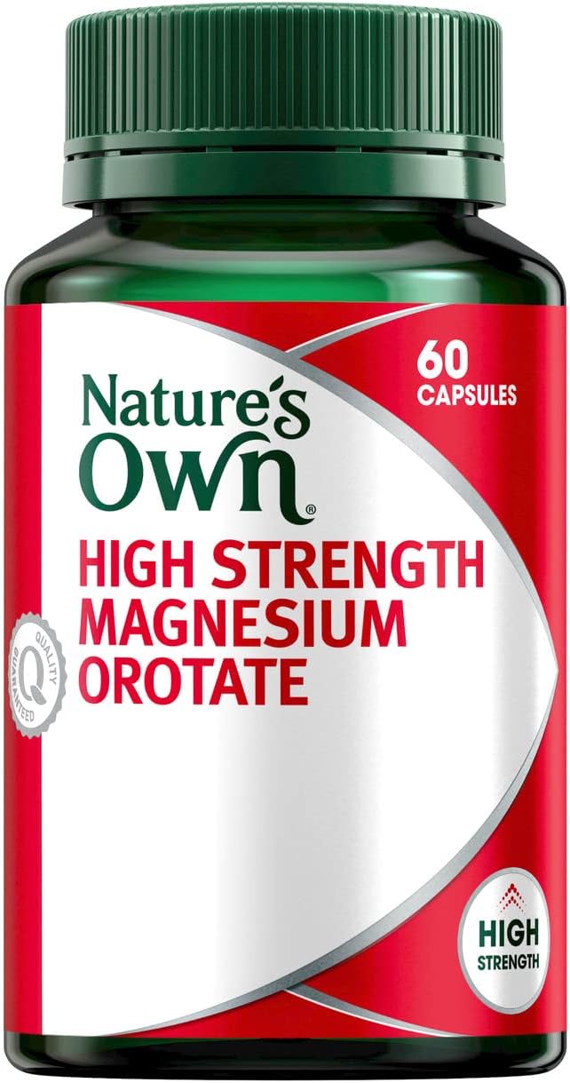 Nature's Own High Strength Magnesium Orotate 800mg 60 Capsules