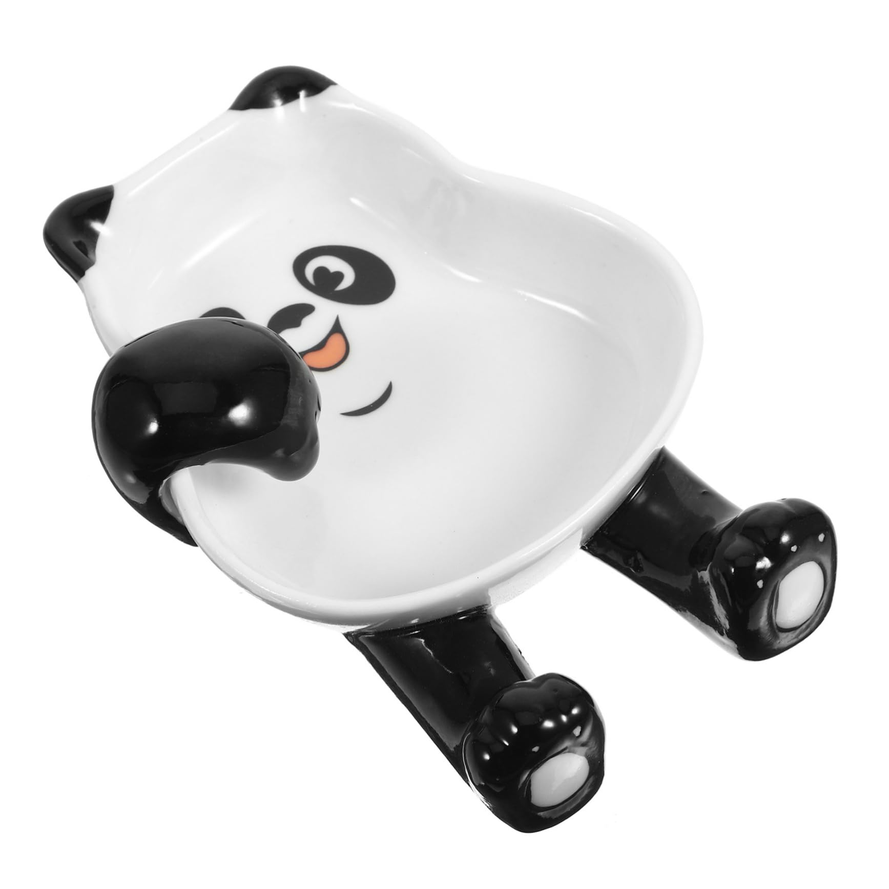 PRETYZOOM 4 Pezzi Poggiamestolo in Ceramica Ciotola Per Salsa Multifunzionale E Porta Bacchette