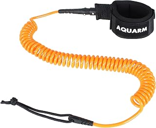 AQUARM Paddle Board Leash 11ft Coiled for SUP & Surf