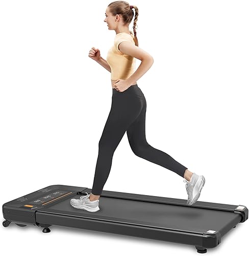 Miniatura 4 de PRODCA Almohadilla para caminar debajo del escritorio, mini caminadora de 2.5 HP 280 libras