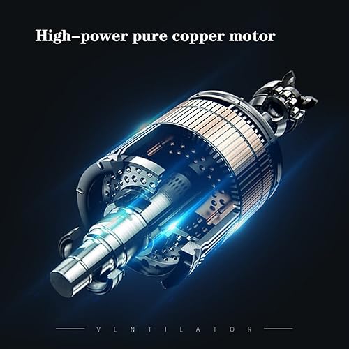 Miniatura 3 de Ventiladores de baño Ventilador de escape de doble motor de alta potencia, ventilador de escape rectangular de doble núcleo con válvula de