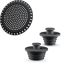 Bathtub Stopper 2pcs+Shower Drain Cover Hair Catcher