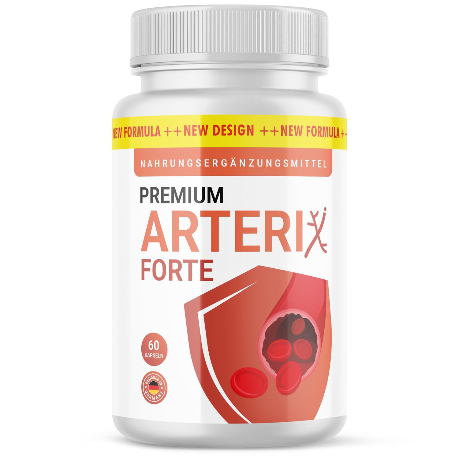 Premium Arterix Forte Kapseln | Für dein Wohlbefinden | Gute Verträglichkeit | 60 Kapseln