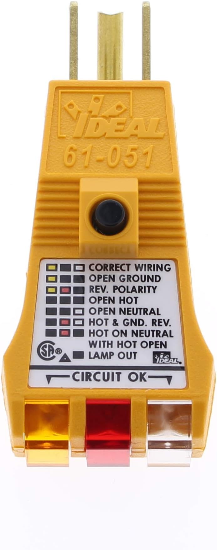 61-051 E-Z Check Plus GFCI Receptacle Tester