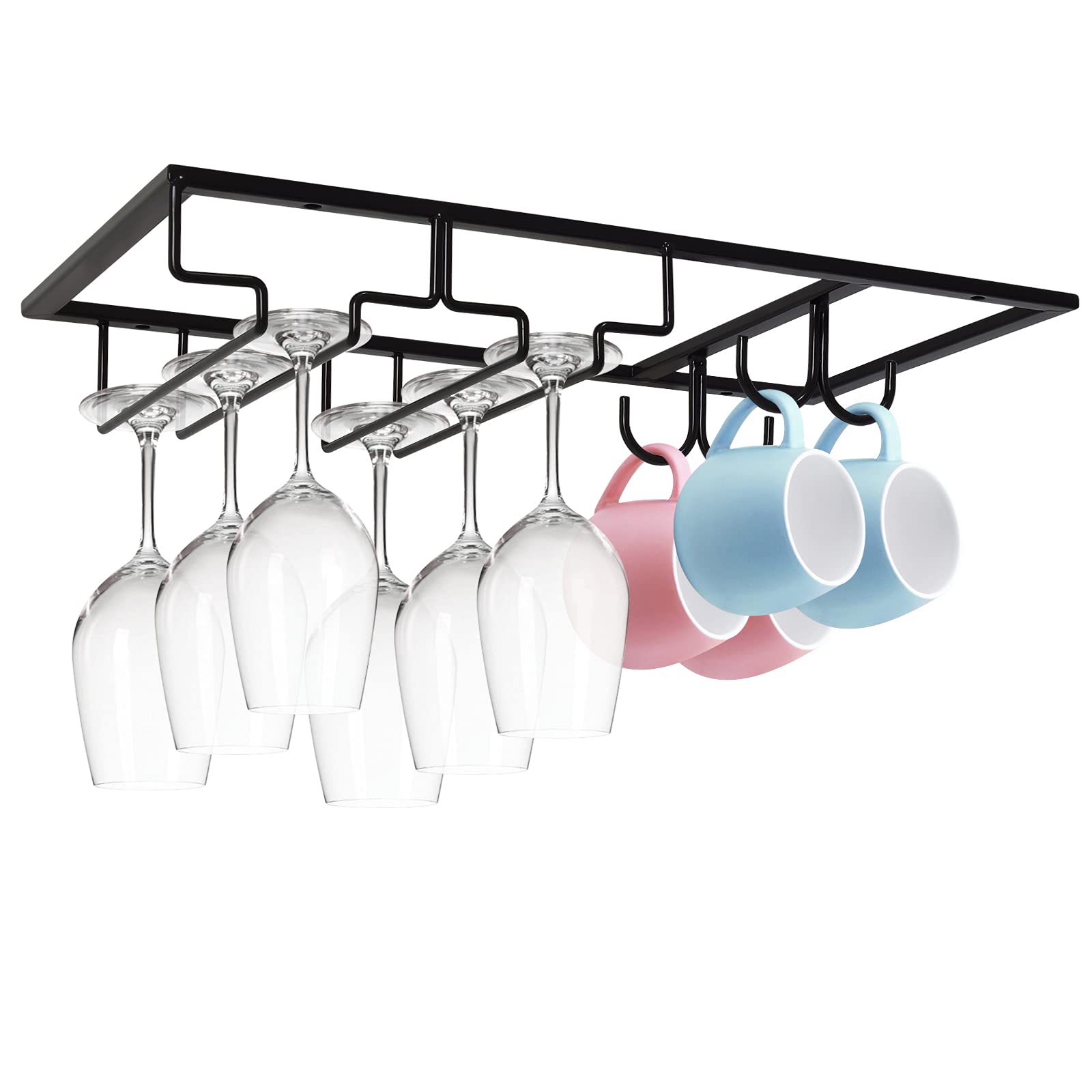 Buy CUKE2BEET Wine Glass and Mug Holder, Wine Glass Rack Under