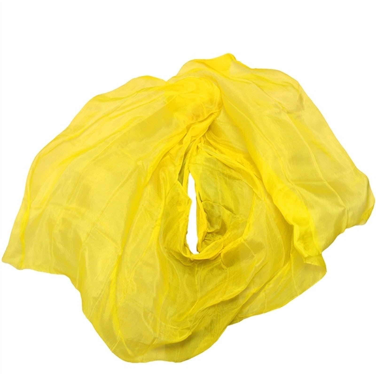 Sciarpa in seta per danza del ventre, velo da danza in chiffon, scialle sfumato per spettacoli, realizzata a mano, leggera e scorrevole, accessorio per donne adulte
