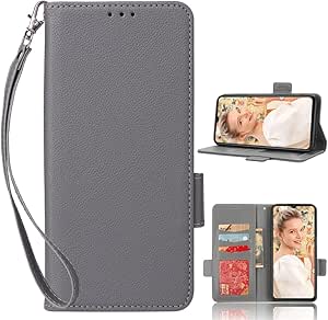 ZTE Blade V40/V30 Case Premium Leather Flip Wallet Phone Case With Stand, Card Slots, Magnetic