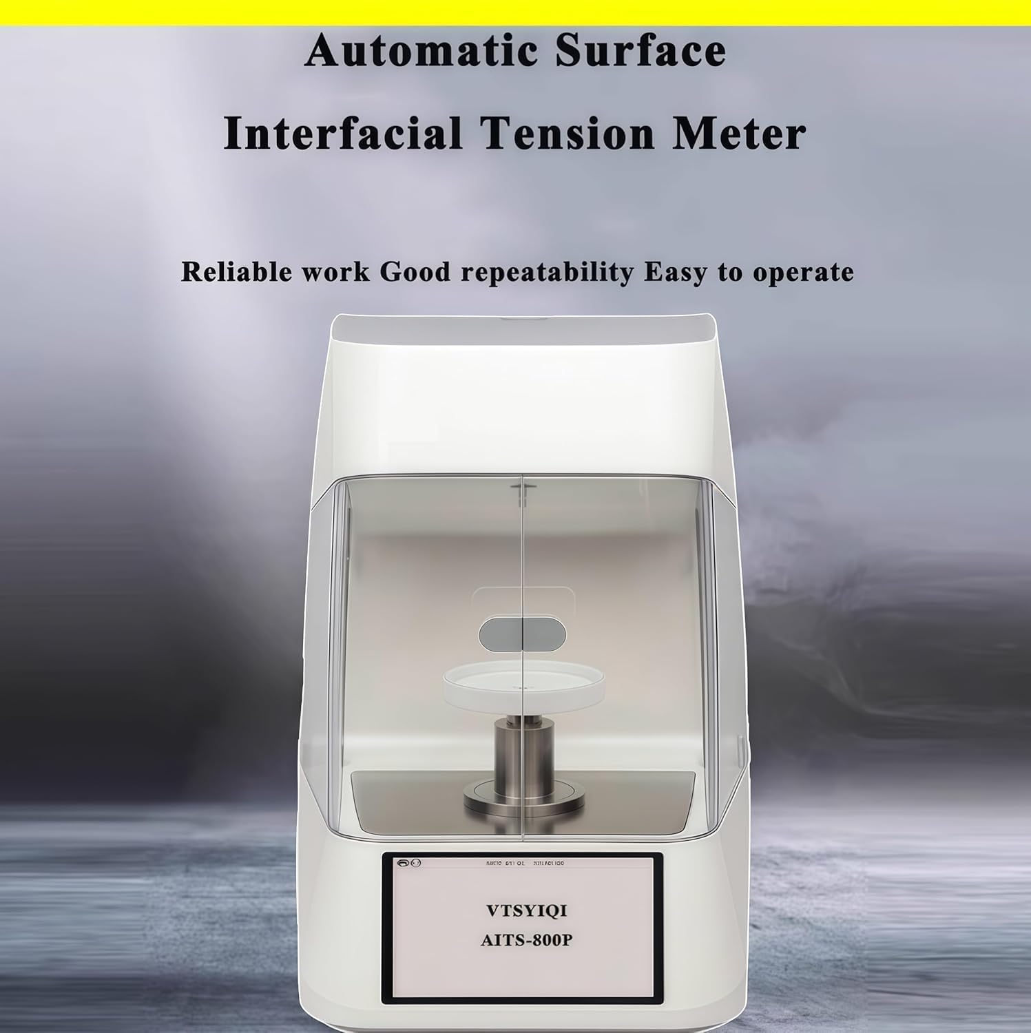 Platinum Plate Interfacial Tension Meter Automatic Surface Tensiometers With Printer Function Accuracy 0.1mN/m Measuring Range 0 to 1000mN/m Accuracy 0.1mN/m ASTM D-971