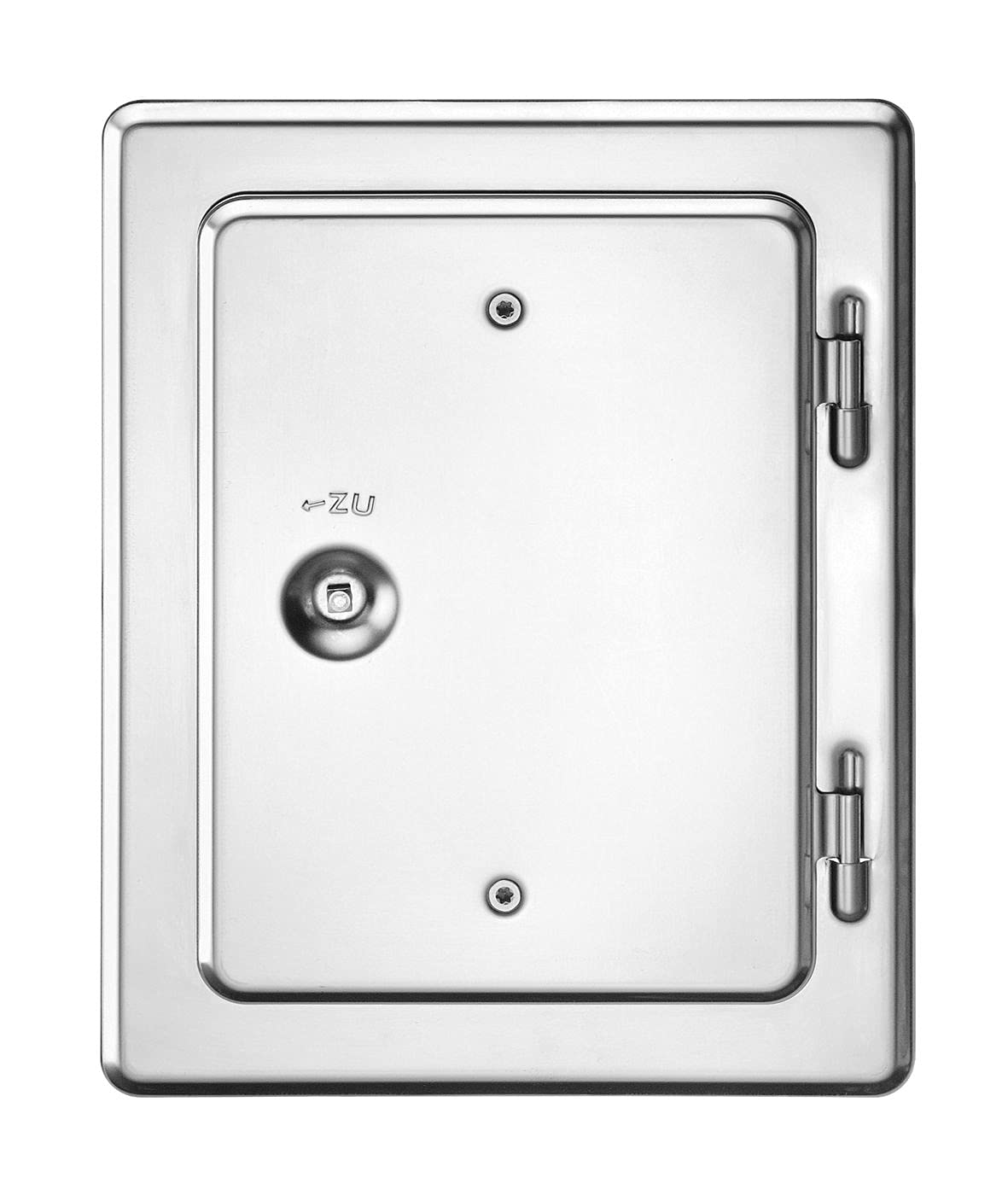 Upmann 10119 V2A Stainless Steel Chimney Door with Square Lock, stainlesssteel