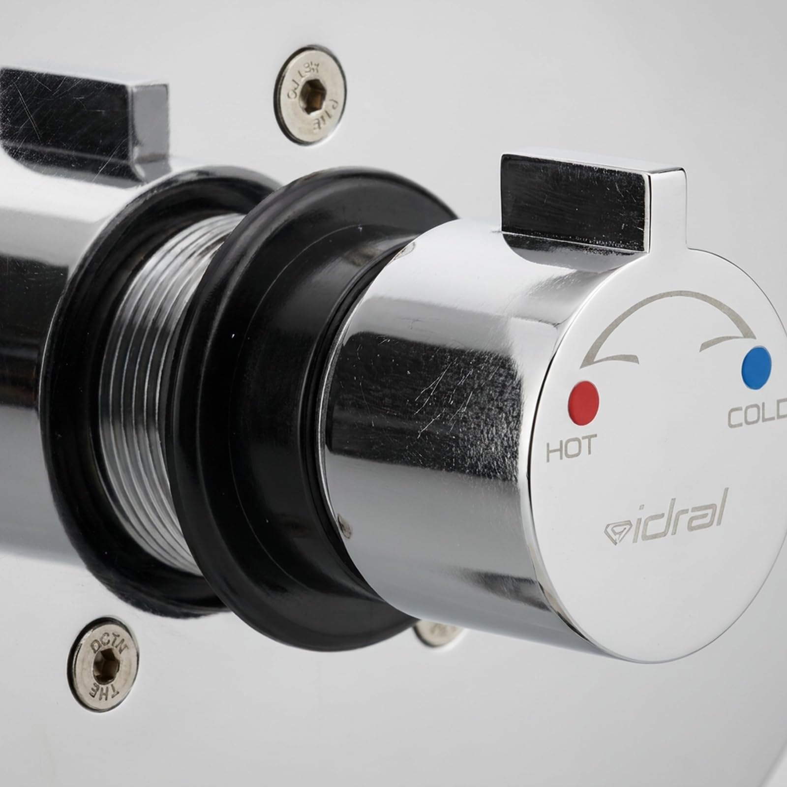 Grifo de ducha empotrado termostático temporizado acabado cromado - Idral 908.42