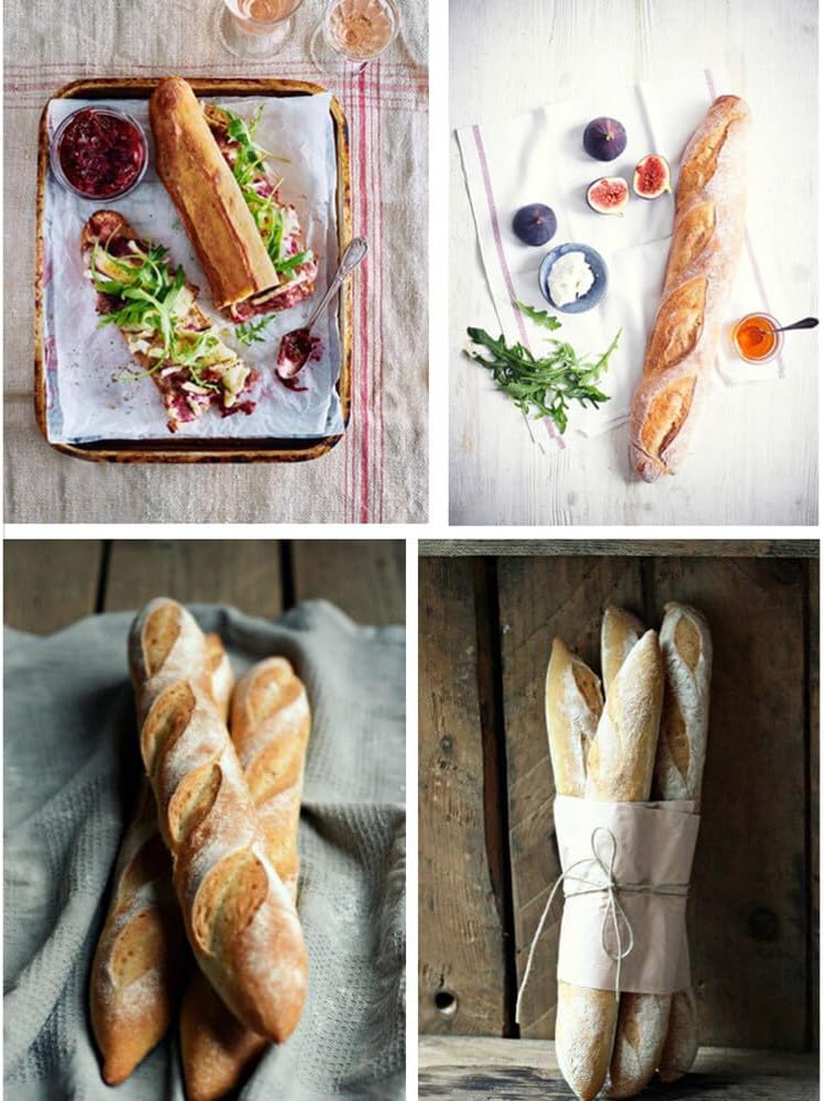 French Bread Baking Tray Frame Rack Nonstick Loaf Baking Mold Pans for Baking