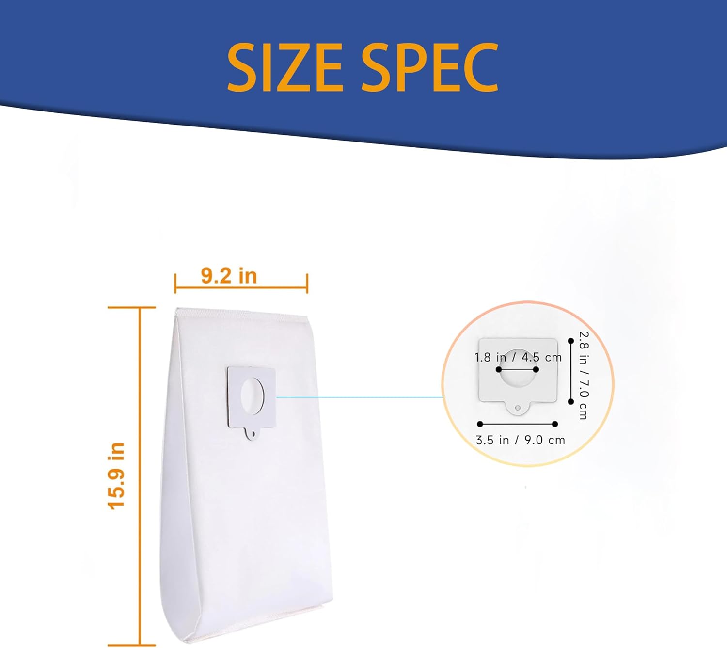 14 PK 53294 Type O HEPA Cloth Vacuum Bags Replacement for Kenmore Upright Vacuum Cleaners