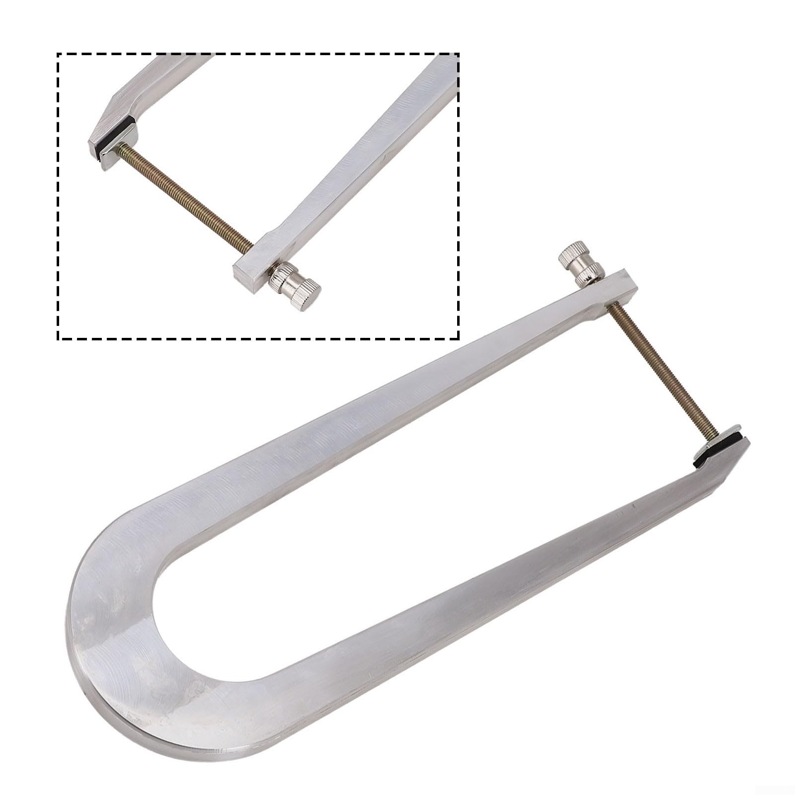 Zoegneer Morsetto multifunzionale per ponte chitarra, in alluminio, per strumenti di riparazione liutai, 5 misure (profondità 24 cm)