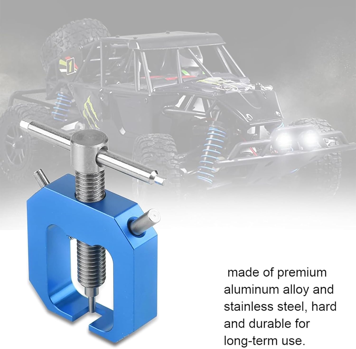 Mini Gear Pullers, RC Pinion Bearing Puller Stainless Steel Small Gear Puller Professional Tool Remover for RC Drift Wheels Motor Upgrade (Blue)