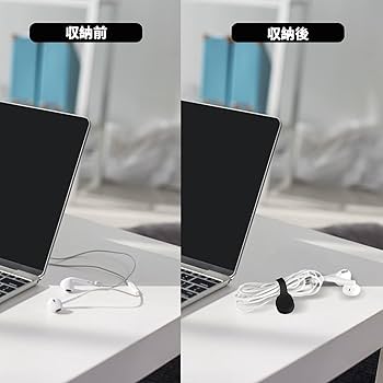 Amazon | ケーブルクリップ ケーブルホルダー ブラック 10個入り 新型