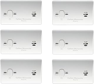 Kidde Carbon Monoxide Detector, Battery Powered CO Alarm with LEDs, Test-Reset Button, Low Battery Indicator, Portable, 6 Pack