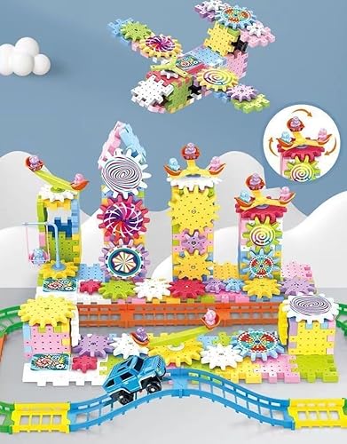 Vastfly GEAR TOYS INTERLOCKING BUILDING BLOCKS Diy Electric Gear Building Block Toy, Gear Building Toy Set thumb #1