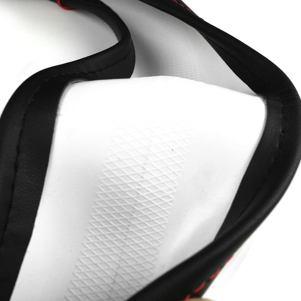 FMS PU Pelle Coprivolante Copertura Volante Copri Volante Auto Automotive Interni Accessori-resistente, Traspirante, Anti-scivolo, Inodore