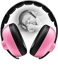 Baby Headphones Noise Cancelling Headphones for Babies for 3 Months to 2 Years (Pink)