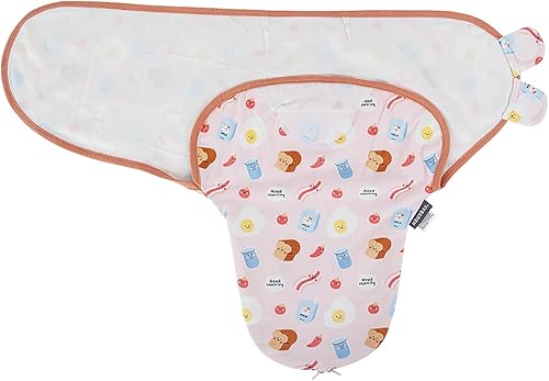 Miniatura 5 de Manta para envolver bebé niño y niña, material súper suave, para recién nacidos, ajustable, saco de dormir con cremallera de 2 vías, paquete de 1