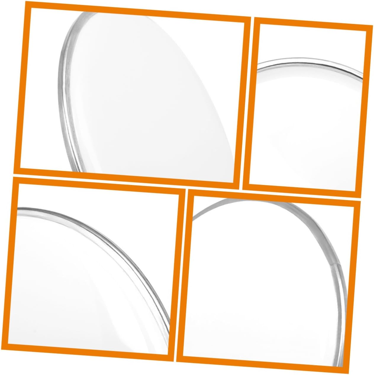 Levemolo 4pcs Jazz Drum Replacement Skin Durable Double-layer Drum Head with Finish for Percussion Instruments Easy Installation for Drummers