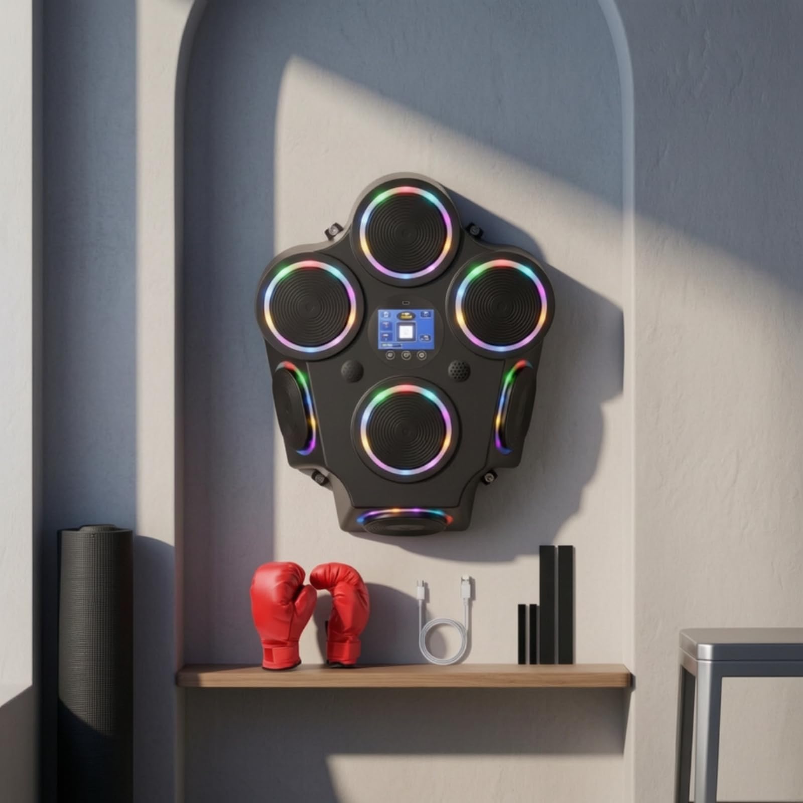 Tablero Boxeo para Pared Recargable