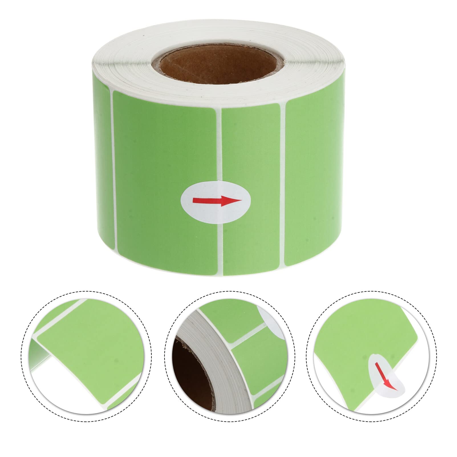 Etichette Termiche Adesive Verdi Carta, 800 Pezzi 60x40mm | Scrivibili, Impermeabili e Antiattrito, per Ufficio e Negozio Tè, Carta Verde, Uso Pratico