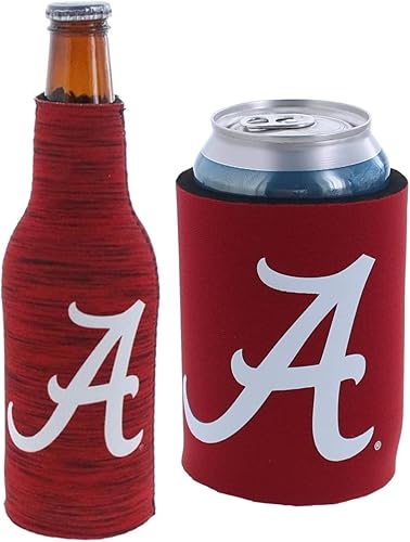 Set de refrigeración y aislamiento de latas y botellas con el logo de NCAA en color del equipo de la universidad