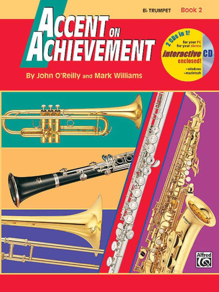 Partition B Flat Trumpet Book 2 méthode apprentissage trompette