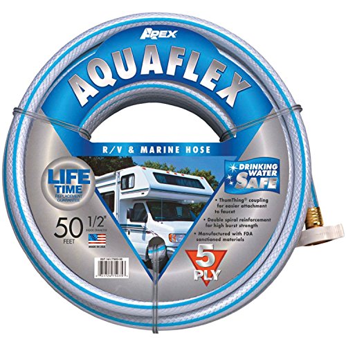 Teknor Apex 7503-50 AquaFlex 1/2" X 50' RV and Marine Hose by TEKNOR APEX - Used condition - CA$27.14