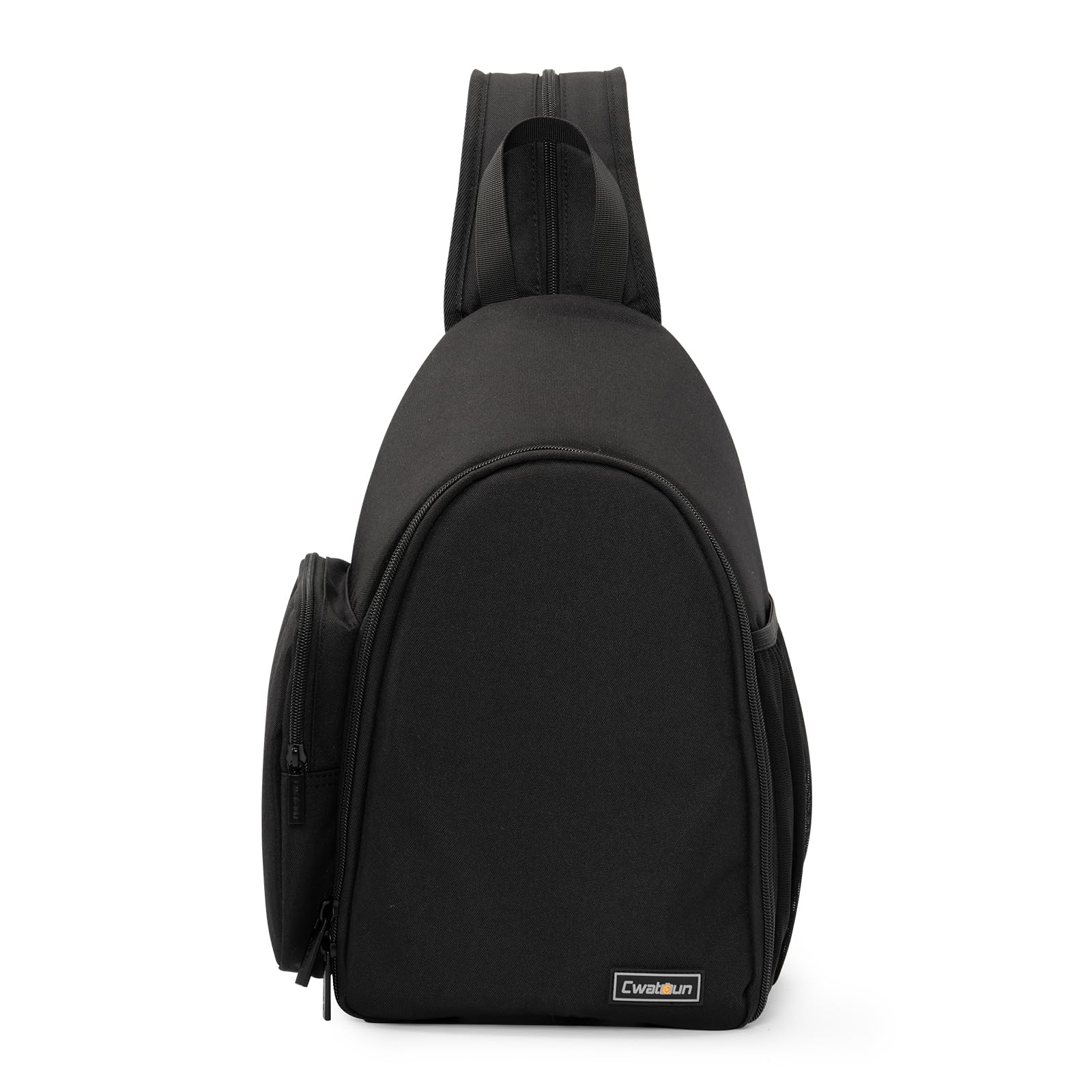 Cwatcun Kameratasche für Fotografen, wasserdichte DSLR Kameratasche, Kamera Sling Bag & Schultertasche, Für Canon Nikon Sony Spiegelreflex, und Systemkameras (1.0 Schwarz)