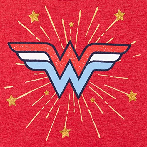 DC Comics Justice League Wonder Woman T-Shirt and Active Retro Dolphin Shorts Outfit Set Infant to Big Kid4