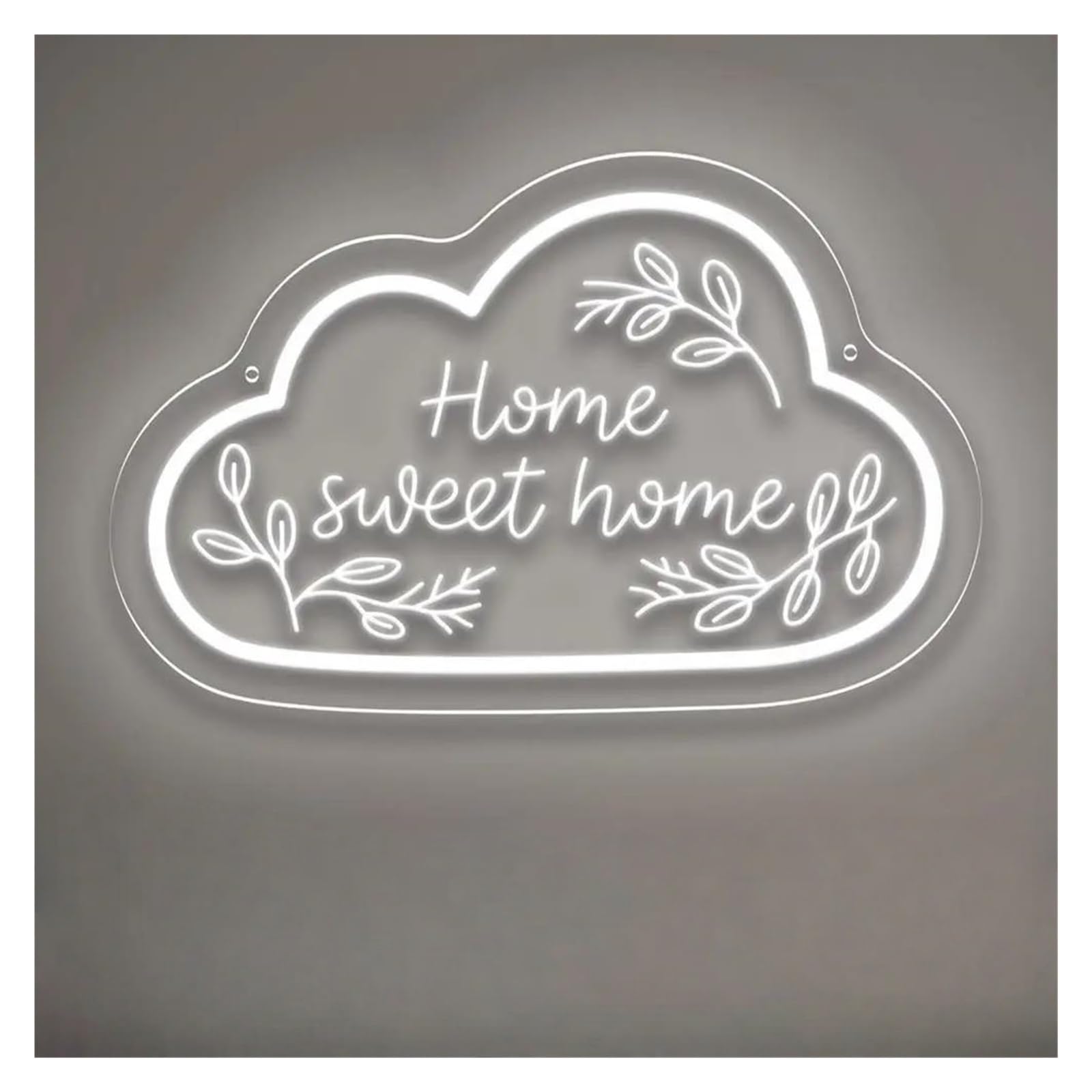 Wiszące neony artystyczne Neon Świetlny Home Sweet Home Z Możliwością Ściemniania, Do Sypialni, Na Imprezę, Rodzinne Spotkanie, Dekoracja Ścienna, 40.6cmx26.1cm(B)